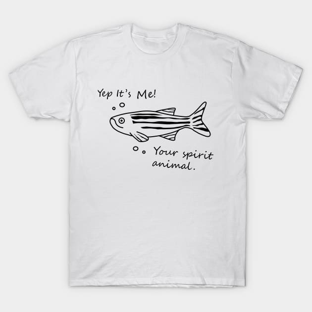 Zebrafish - Spirit animal T-Shirt by olivergraham